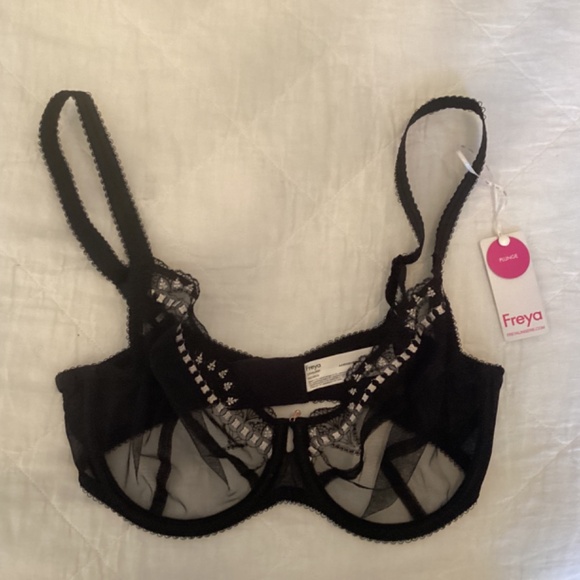 COPY - Freya Loveland Plunge Bra black 34H NWT - Picture 2 of 4